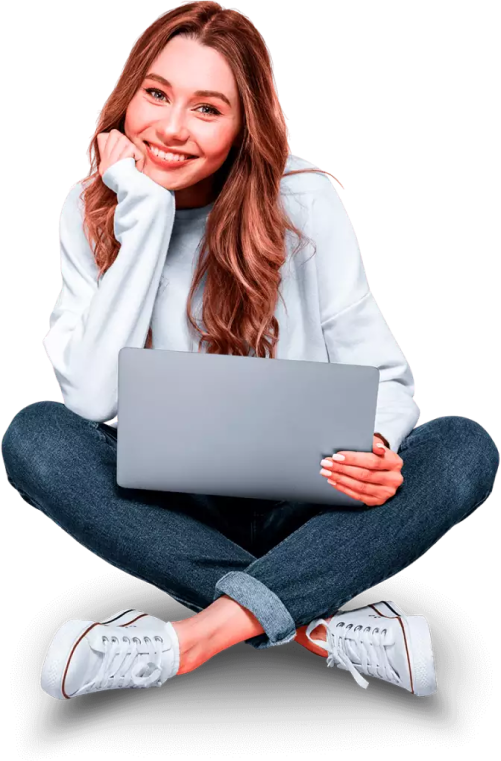Pessoa com laptop